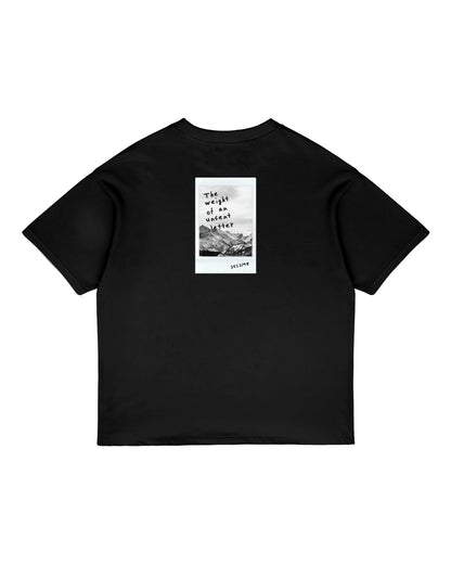 BLACK UNSENT LETTER T-SHIRT (Unisex)